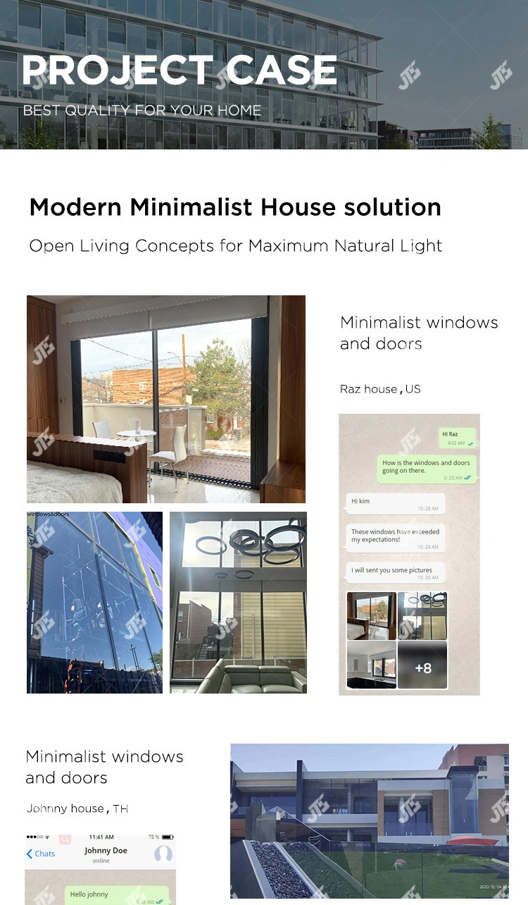 New Design Hurricane Aluminium Doors and Windows Aluminium Double Glass Casement Window