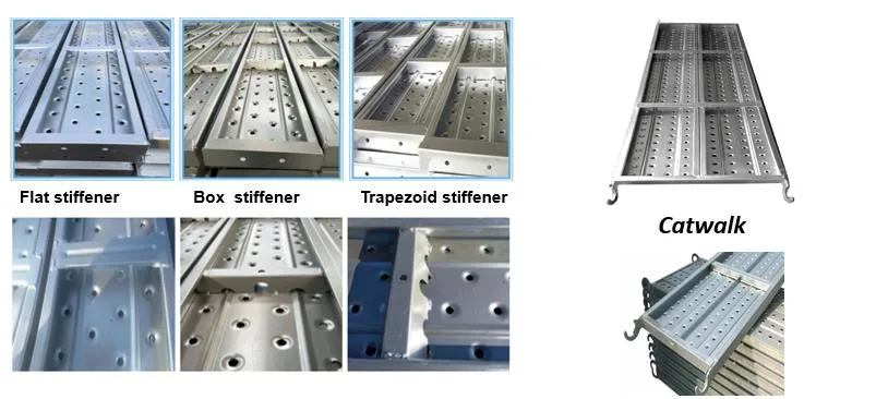 China Catwalk Base Collar Folding Aluminum Prop Price Walking Board Scaffolding Platform